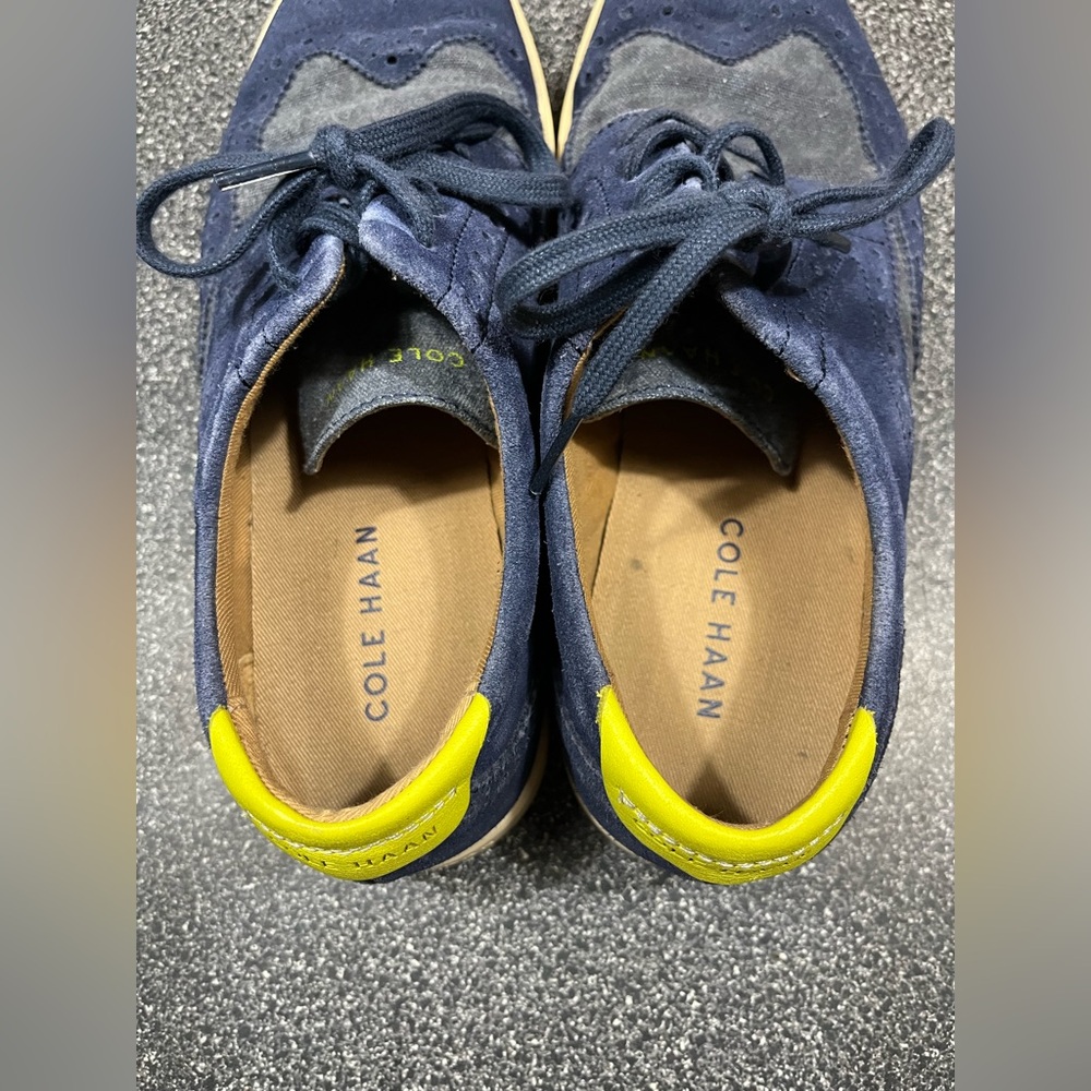 Cole Haan Men's Oxfords in Navy and Yellow
